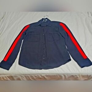 Express Button Down Shirt Convertible Sleeve Size XS